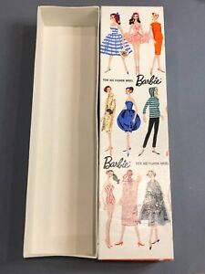 Original 1960 era Box for #4 Blonde Ponytail Vintage Barbie doll