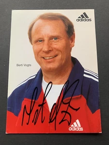 BERTZI VOGTS Weltmeister 1974 signed Adidas-Autogrammkarte 10x15 - Bild 1 von 2
