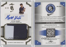 2016 Leaf Perfect Game National Showcase Gold /25 Kyle Hurt #PA-KH1 Patch Auto