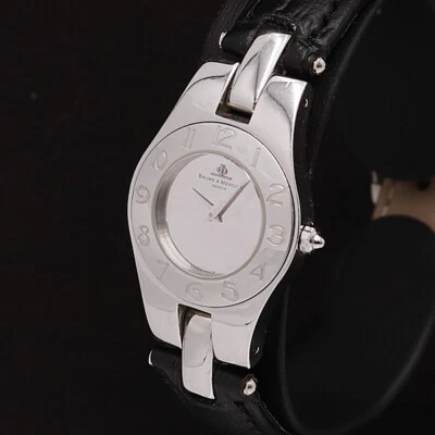 Женские швейцарские кварцевые наручные часы Baume & Mercier Linea 65305 серебристый зеркальный циферблат - Изображение 1 из 4