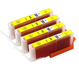 YELLOW XXL Printer Ink Compatible for CLI-281 TS9120 TS8222 TS8320 TS8322 TS8120 - Picture 1 of 5
