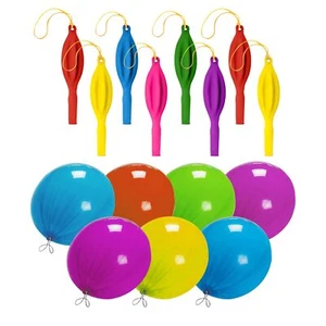 Globos perforados resistentes, regalos de fiesta para niños con banda elástica - Bild 1 von 7