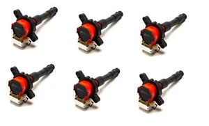 BMW E46 325i M52B25 6 Bobine accensione racing HP Ignition Uprated Coilpack - Imagen 1 de 1