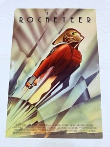 1991 The Rocketeer Original 27x40 Movie Poster Disney Jennifer Connelly - Picture 1 of 8