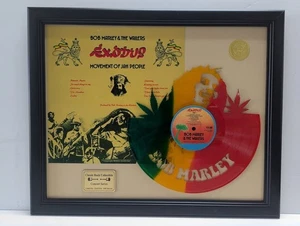 Bob Marley Jamican FlagLaser Etched Limited Edition LP Display - Picture 1 of 5