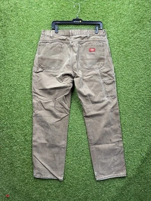 Vintage Dickies Pants Mens 32x31 Workwear Carpenter Brown Outdoor Durable - Image 1 of 4