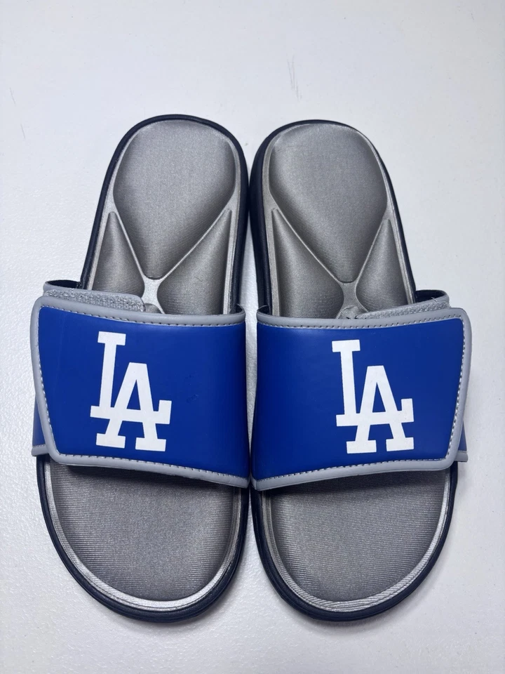 Sandalias para hombre MLB Los Angeles Dodgers azules grises sin marca talla 11/12 Foto 1 de 4