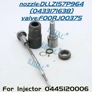 0445120006 Injector Repair Kit Nozzle DLLZ157P964 F00RJ00375 for 6M70 ME355278 - Picture 1 of 6