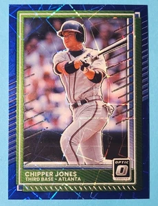 MLB - Chipper Jones - Blue Velocity #92 - 2025 Donruss - Picture 1 of 2