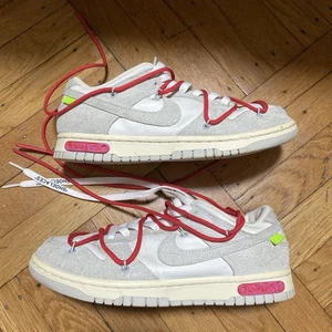 Off White x Nike Dunk Low 40 Of 50 - Size 7.5 - DJ0950 103 - Picture 1 of 6