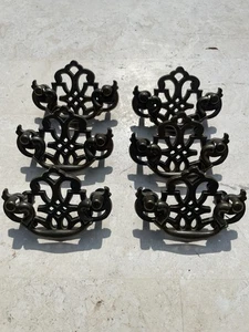 6 Drawer Pull Chippendale Style Batwing Furniture Dresser Bail Handle 2.5” - Picture 1 of 5