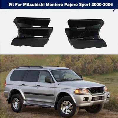 Par de cubiertas antiniebla para parachoques delantero para Mitsubishi Montero Pajero Sport 2000-2006 Foto 1 de 4