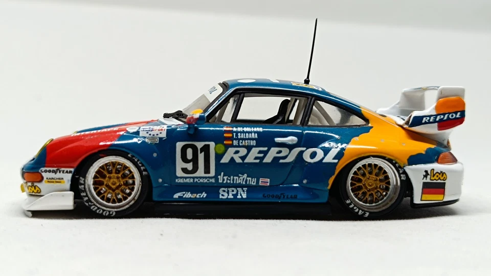 Porsche 911 GT2 1995 Orleáns-Saldaña-de Castro Le Mans, Vitesse 1:43 - Immagine 1 di 4