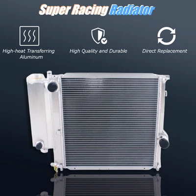 Radiador de aluminio apto para BMW Z3 1996-2000 MT 1,9 L 2,0 L alto rendimiento Foto 1 de 4