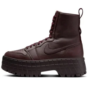 Air Jordan 1 Brooklyn High Burgundy Crush/Brown Basalt Damenschuhe Größe 8,5 " - Bild 1 von 5
