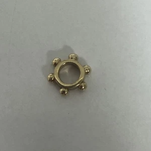 Pandora BB Spacer Charm 14kt Gold - Picture 1 of 3