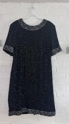 Stenay Women’s Formal Dress Plus Sized Beaded/ Sequin  100% Silk - Image 1 of 4