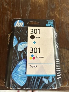 HP 301 / 301XL Schwarz & Farbe Tintenpatronen für HP Deskjet ungeöffnet NEU - Bild 1 von 5