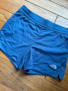 The North Face Girls Shorts Blue L 14/16 EUC - Picture 1 of 7