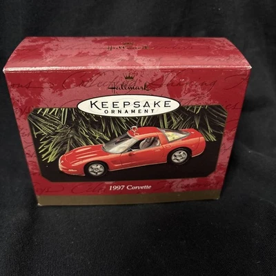 1997 Hallmark Corvette Ornament – All American Auto Series – com Caixa - Imagem 1 de 4