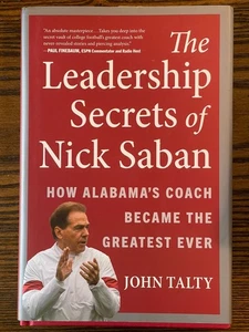 The Leadership Secrets of Nick by Saban John Talty 2019 Hardcover Sports : VG - Picture 1 of 2