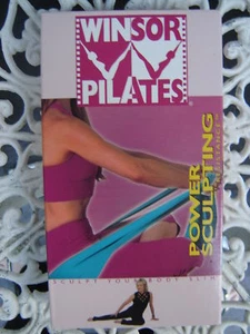 WINSOR PILATES ~ POWER SCULPTING ~ AS NEW VHS VIDEO ~ FREE POST - Picture 1 of 1
