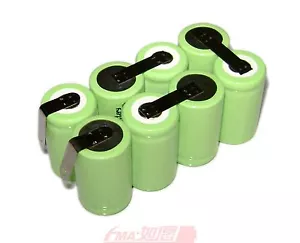 Batería recargable Ni-MH 1300mAh 9.6V hágalo usted mismo para dispositivo portátil luz LED 8SXT - Imagen 1 de 1