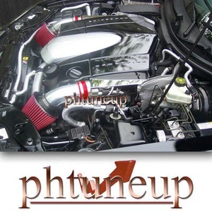RED 2004-2008 CHRYSLER CROSSFIRE 3.2 3.2L DUAL TWIN AIR INTAKE KIT SYSTEMS - Bild 1 von 1