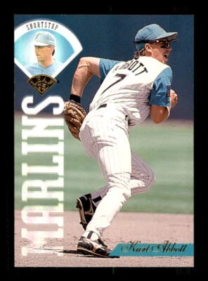 1995 BASEBALL 1995 Leaf Kurt Abbott Florida Marlins #191 1 - Image 1 of 2