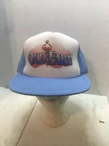 Speedway Old Fart lustige Baseballmütze Einheitsgröße blau weiß Mesh Trucker - Bild 1 von 4