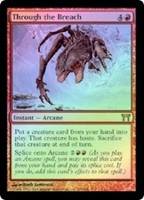 Champions of Kamigawa  MTG  Foil  Through the Breach  Magic