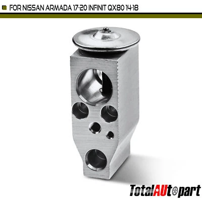 Válvula de expansión de aire acondicionado para Nissan Armada 2017-2020 Infinit QX80 14-18 V8 5,6 L delantera Foto 1 de 4