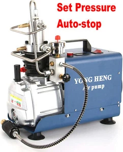 YONG HENG AutoShut High Pressure Air Compressor Pump 30Mpa 110V Electric PCP