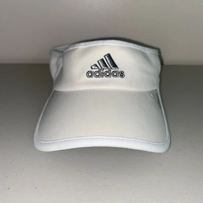 Adidas 3 Rayas Trifolio Adizero Visera Gorra Ajustable Correa Blanca Foto 1 de 4
