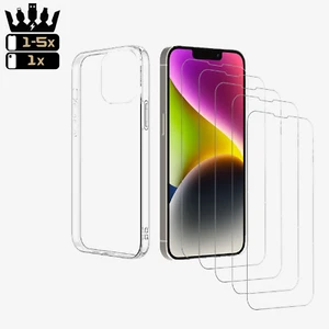 Coque Protection écran Film Blindé 9H Verre Trempé pour iPhone 14 13 12 11 Pro Max - Photo 1/22