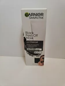 Garnier SkinActive Black Peel-Off Facial Mask W/ Charcoal -1.7oz - Picture 1 of 4