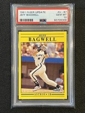 1991 Jeff Bagwell Fleer Update RC #U-87 PSA 10 QTY