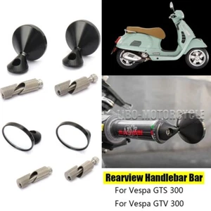 For Vespa GTV300 GTS300 GTV GTS 300 Handlebar Mirrors Left Right Rearview - Bild 1 von 12