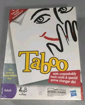 Taboo Hasbro Word Game 4+ Adult Players PARKER BROTHERS 2010 - Image 1 of 4
