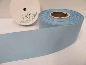 Arcos acanalados cinta grosgrain 3 mm 6 mm 10 mm 16 mm 22 mm 38 mm 50 mm POLVO CLARO AZUL - Imagen 1 de 10