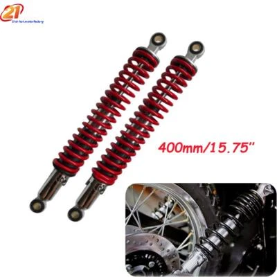 Suspensión Amortiguadores Traseros Rojo 400mm 15.75" Para Honda XL185 XL185S XL125S Foto 1 de 4