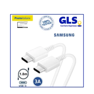 CAVO USB TYPE C /C 1.8M RICARICA VELOCE ORIGINALE SAMSUNG EP-DX510 TA800 T845 W - Imagen 1 de 2