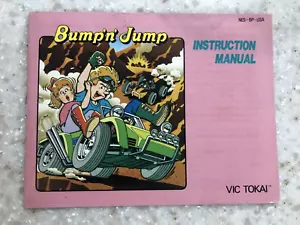 BUMP N JUMP Y MANUAL DE INSTRUCCIONES ORIGINAL LIBRO DE JUEGOS NINTENDO NES HQ - Imagen 1 de 1