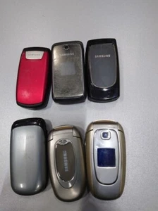 LOT OF 6 Samsung Various Models Mobile Phone Used Working - Afbeelding 1 van 21