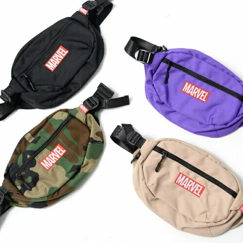 Marvel  JAPAN logo adult waist bag --**RARE** Foto 1 de 1