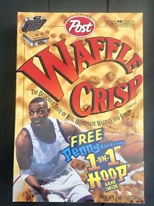 Waffle Crisp Cereal Box, Basketball PENNY HARDAWAY Emptied / Refilled / Resealed