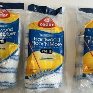 O-CEDAR Microfiber Hardwood Floor 'N More Dry/Damp All-Surface Mop Refill Lot 3 - Picture 1 of 6
