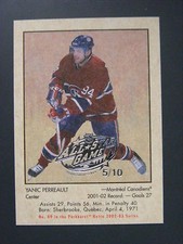 Yanic Perreault 2002-03 Parkhurst Retro 2004 Minnesota All Star Game Stamp 5/10