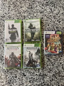 Lotto giochi Xbox 360 Assassin's Creed 2 3 Call of Duty 2 3 Kinect Adventures 5 - Foto 1 di 16