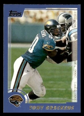 2000 Topps #115 Tony Brackens Jacksonville Jaguars - Image 1 of 2